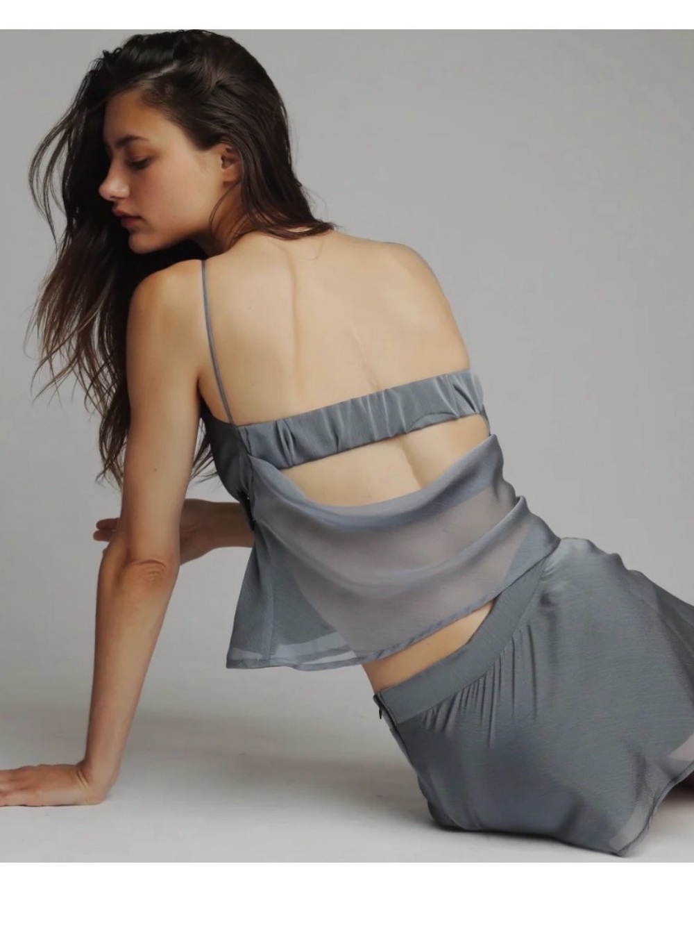 Enduring Kairos Cherie Skirt (Small) + Angelo Top (medium) in Oceano Blue - Picture 2 of 9